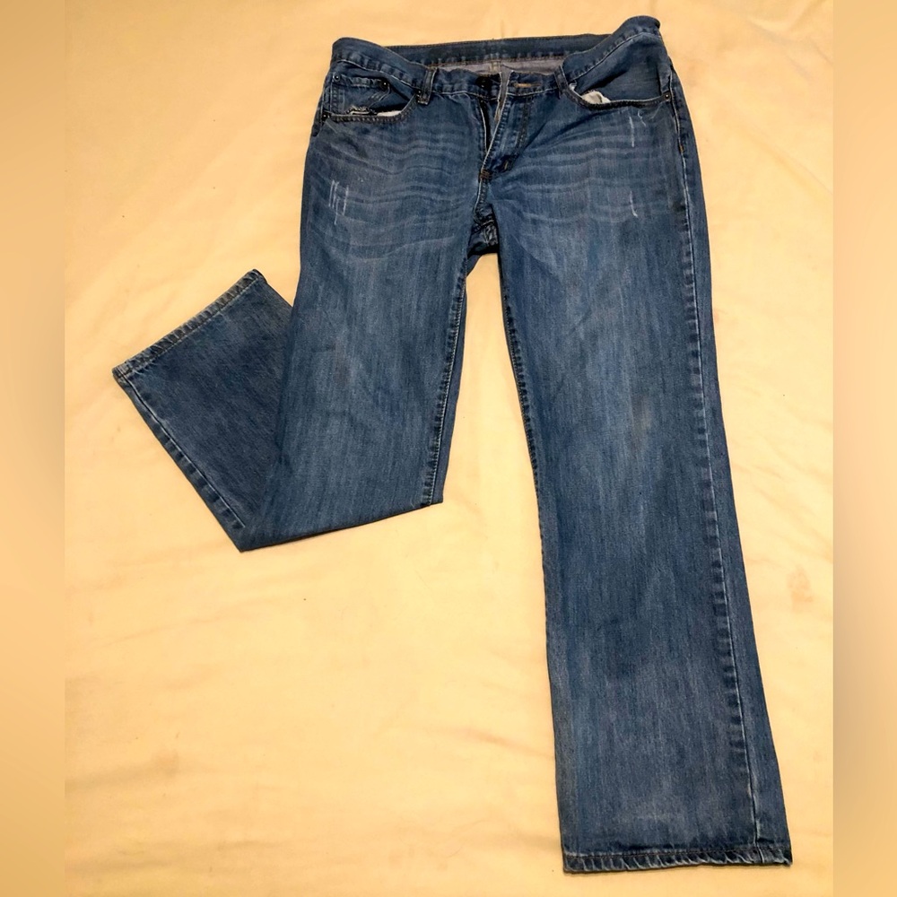Men's Slim Straight Blue Jeans